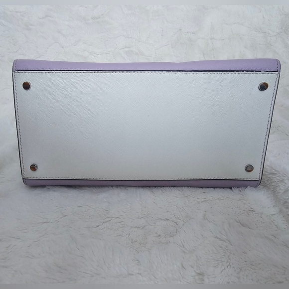 Kate Spade Cameron Medium Lavender Satchel AND Large Continental Wallet Set ♠ - Picture 3 of 16